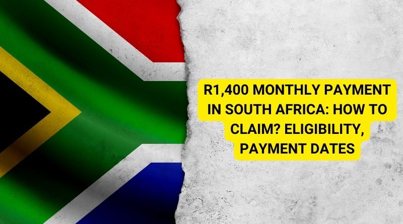 R1400 Monthly Payment in South Africa